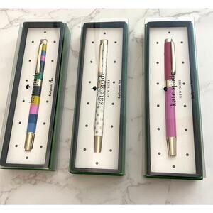 Kate Spade Choose One Ballpoint Pen, signature polka-dot gift box. NWT